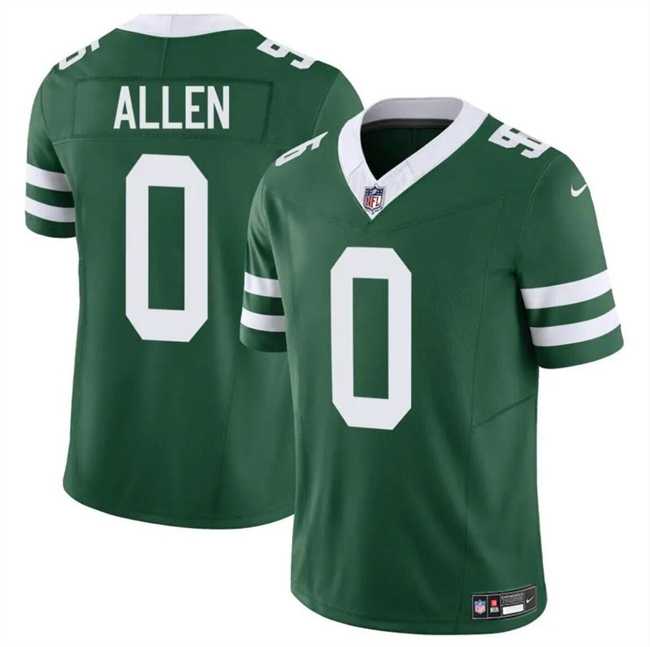 Men & Women & Youth New York Jets #0 Braelon Allen Green 2023 F.U.S.E Throwback Limited Stitched Jersey->new york giants->NFL Jersey